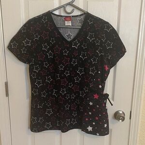 Dickies Black Star Print Women's Top